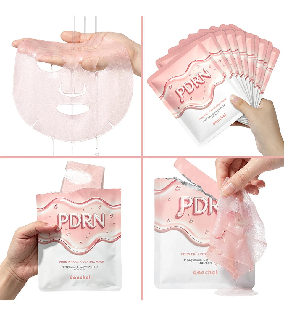 Salmon DNA PDRN Pink Vitamin Hydrating Facial Sheet Mask