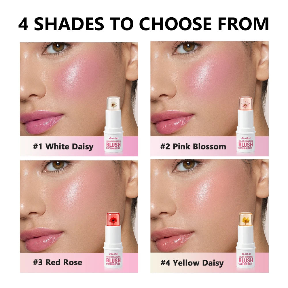 pH Adaptive Color-Changing Jelly Blush for Lips, Cheeks, and Eyes - 2