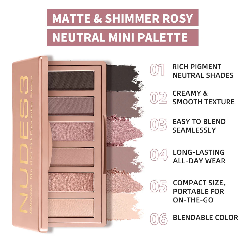 Long-Lasting Matte and Shimmer Eyeshadow Palette - 2