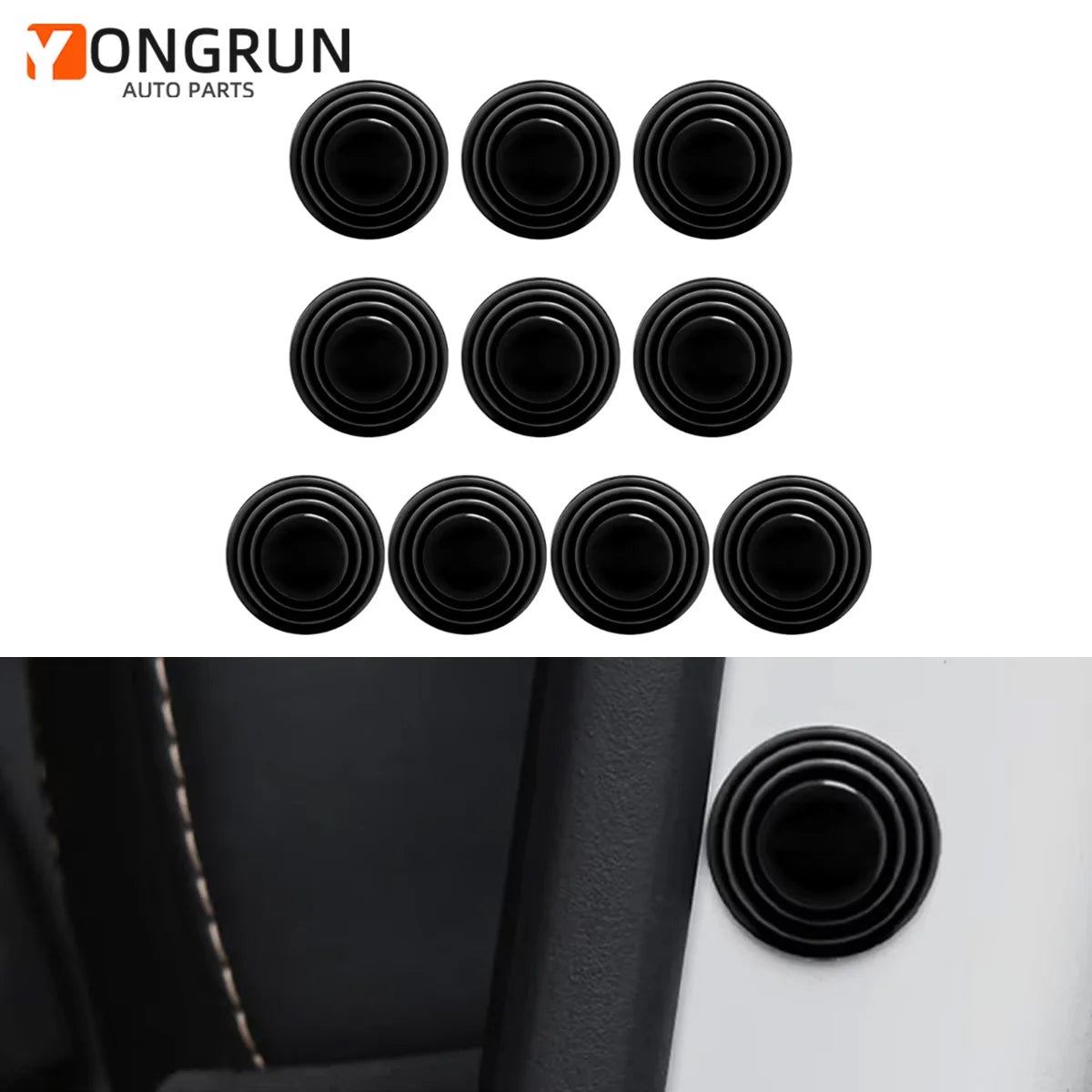 Universal Car Door Anti-Shock Noise Reduction Pads - 1