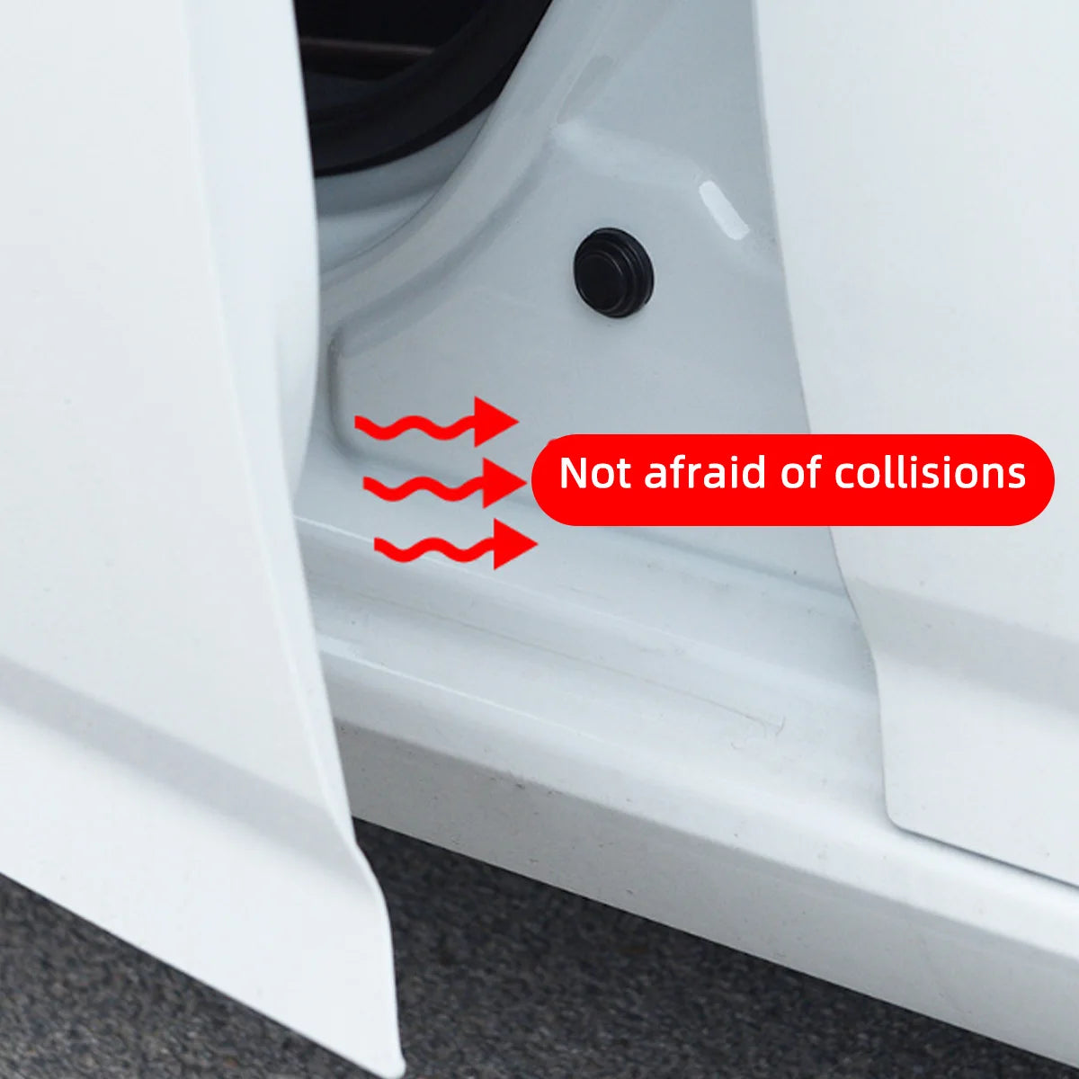 Universal Car Door Anti-Shock Noise Reduction Pads - 8