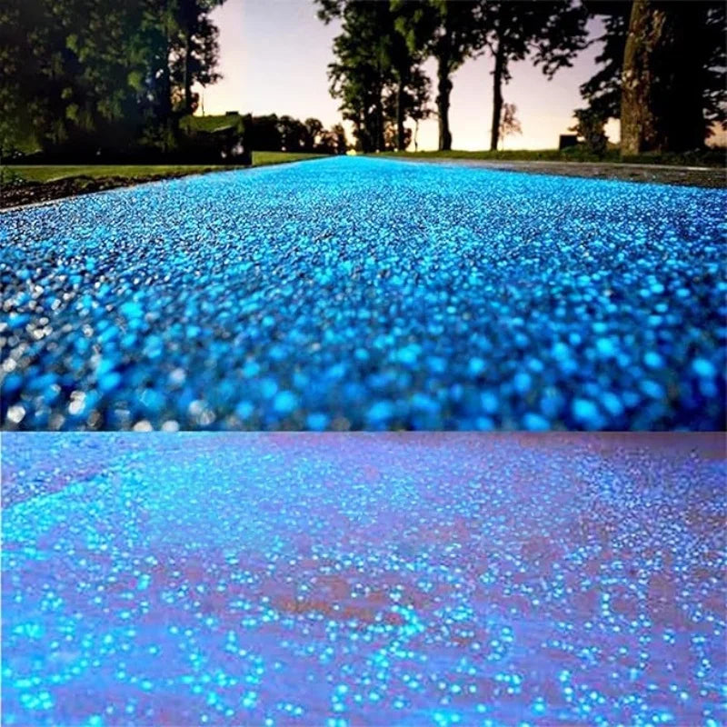 10000pcs Luminous Fluorescent Sand Glow in the Dark Stones for Decor