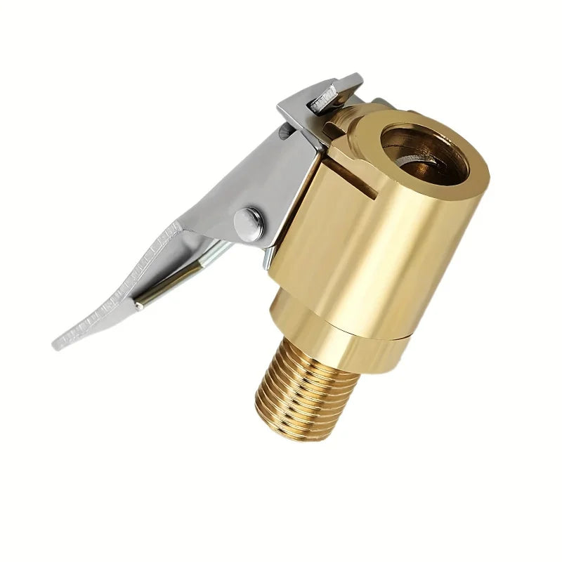Brass Locking Tire Inflator Air Chuck Adapter
