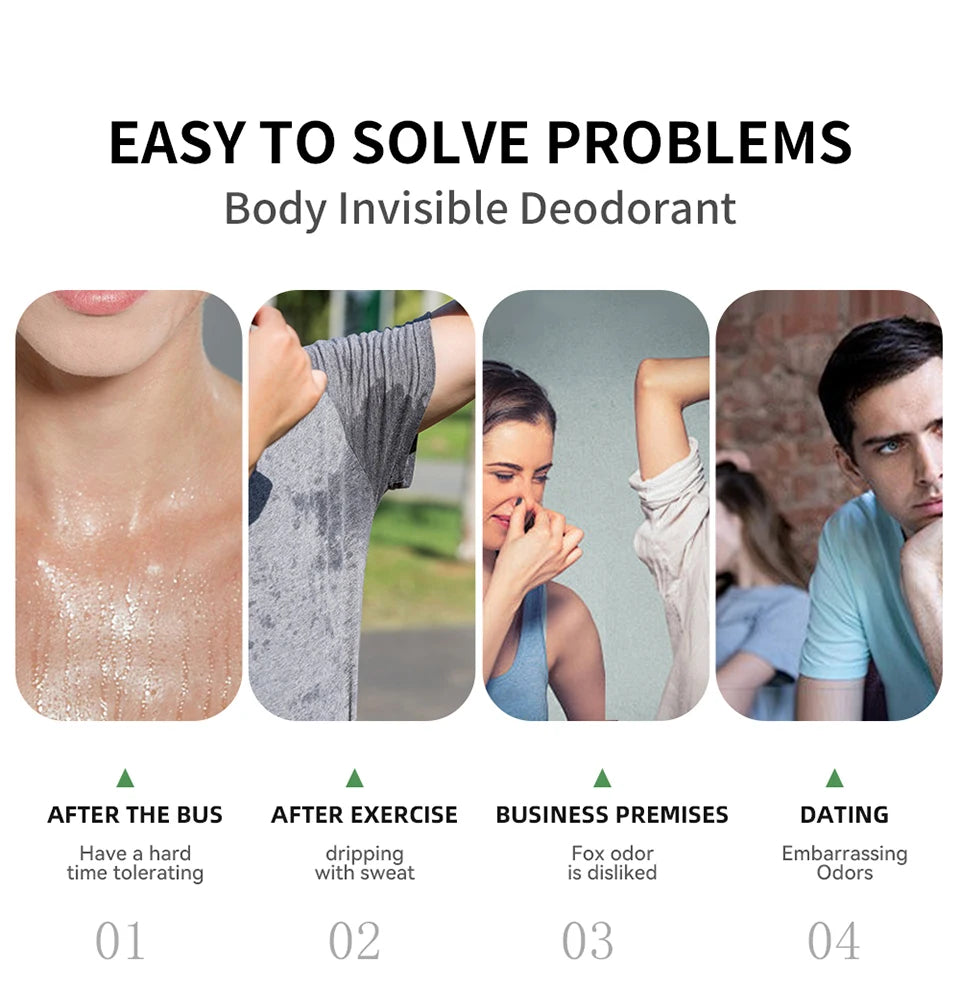 Long-Lasting Full Body Deodorant Cream