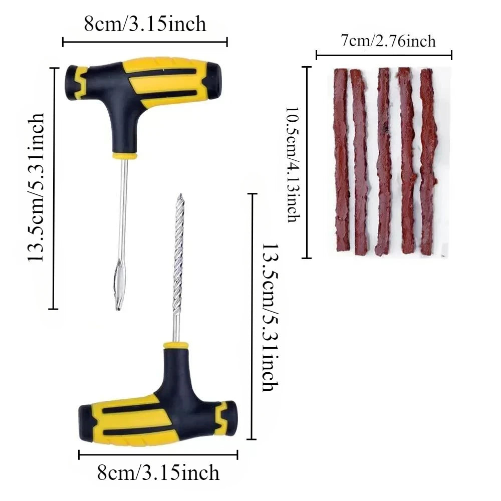 Emergency Car Tire Puncture Repair Kit - 2