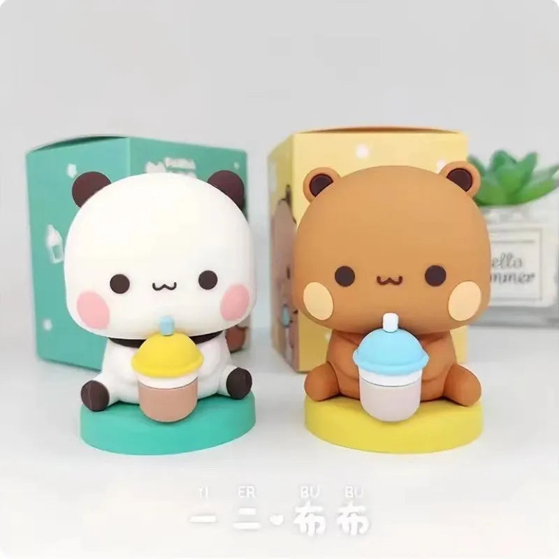 Cute Cartoon Panda and Bear Dashboard Ornament - 20
