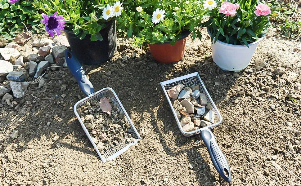 Handheld Garden Soil and Compost Sieve - 10