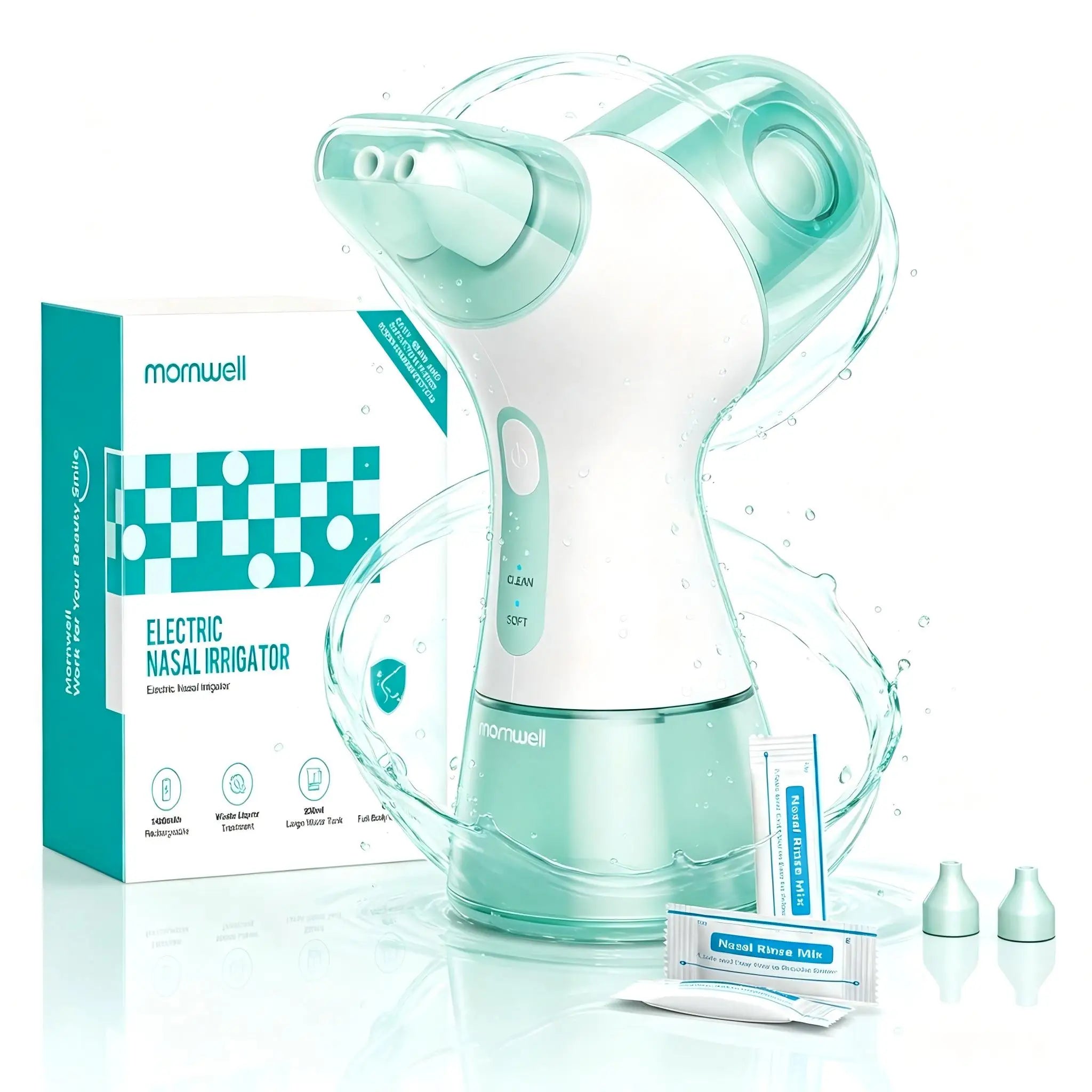 Electric Nasal Irrigator for Sinus Congestion Relief - 1