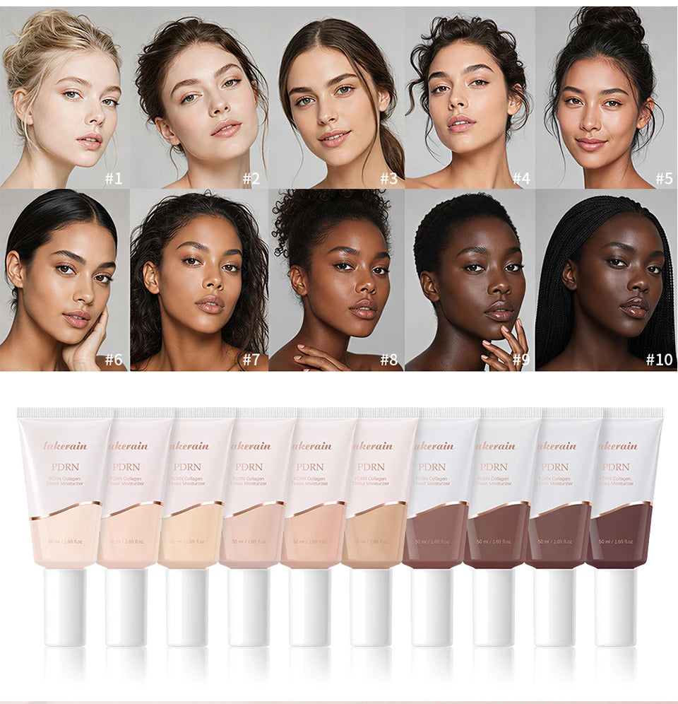 PDRN Collagen Tinted Moisturizer for Radiant Skin Glow