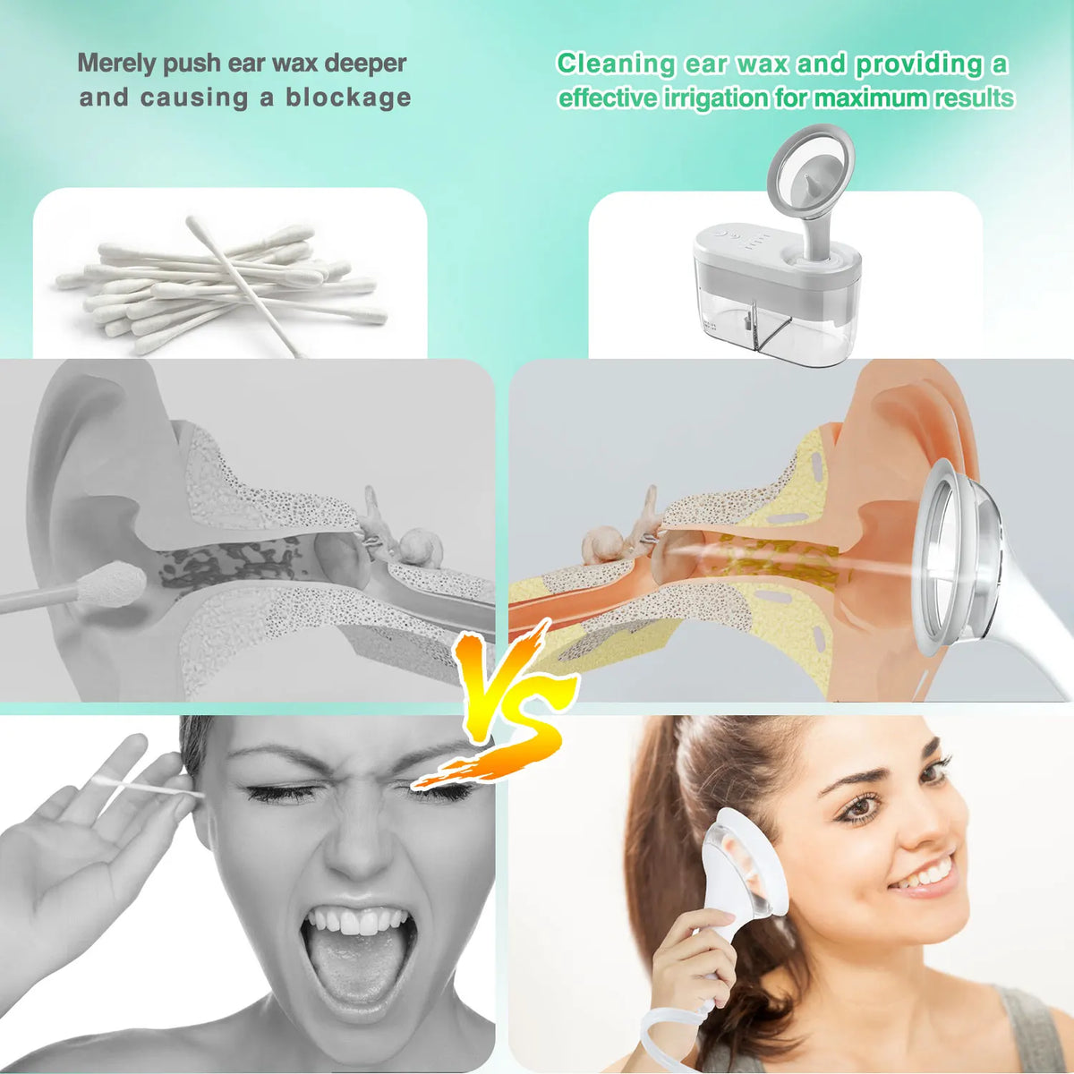 Electric Cordless Ear Wax Removal Irrigation System