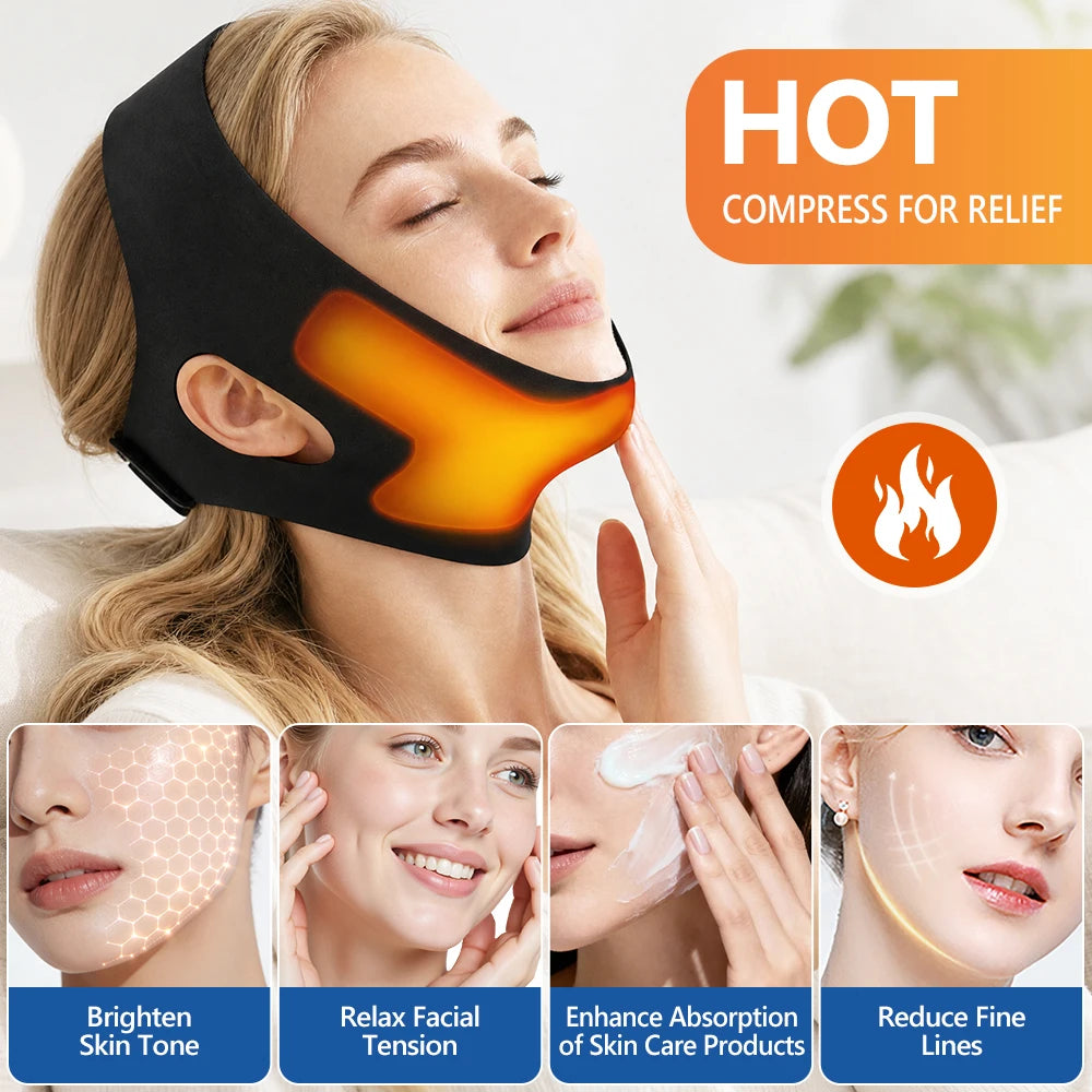 Adjustable Hot and Cold Facial Compress Gel Wrap - 9