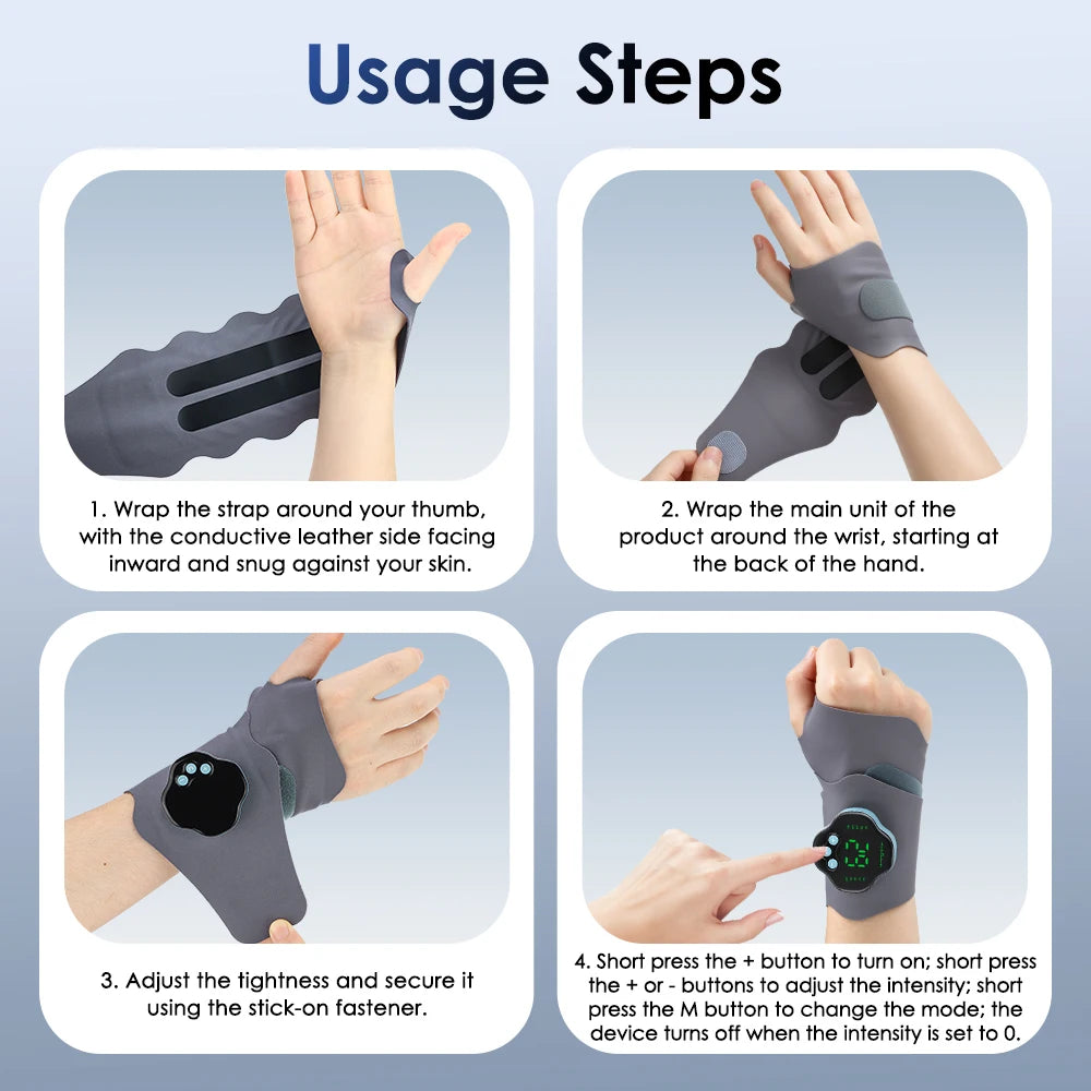Electric Cordless Wrist Massager for Fatigue Relief - 13