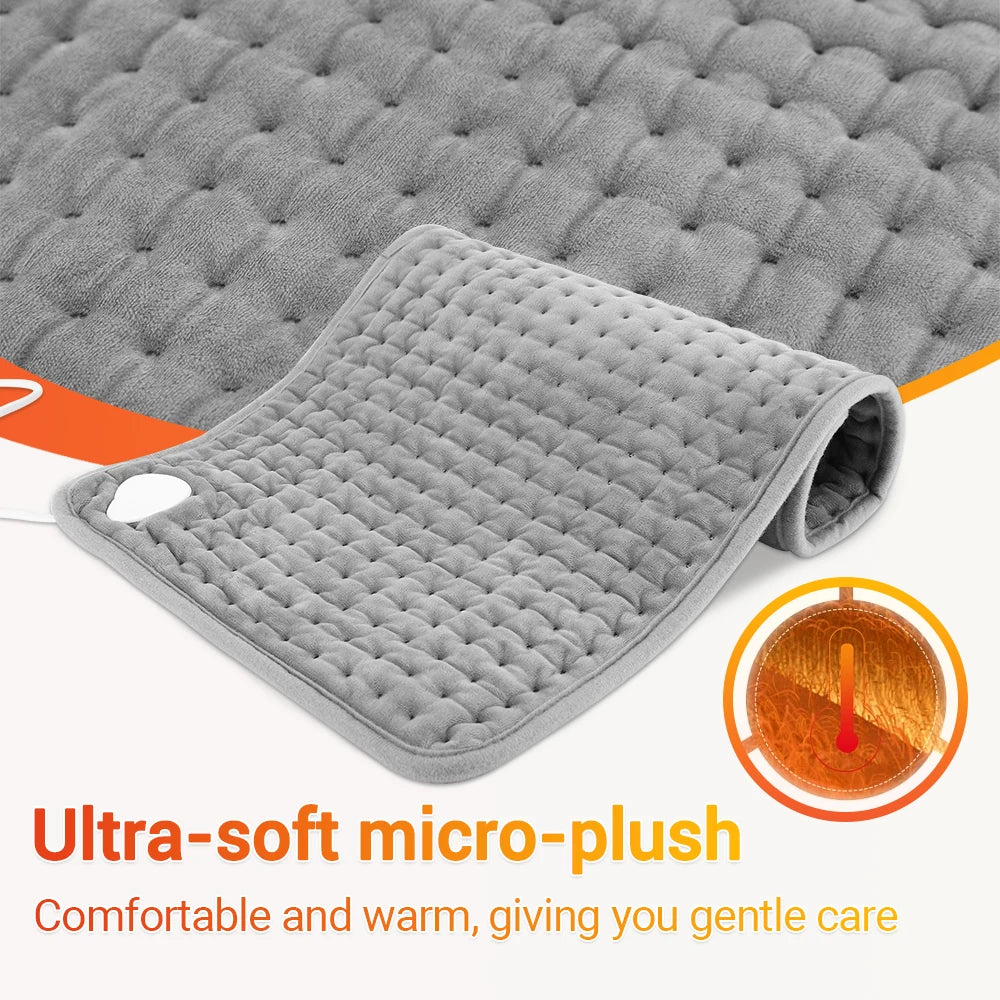Electric Heating Pad for Back and Waist Pain Relief