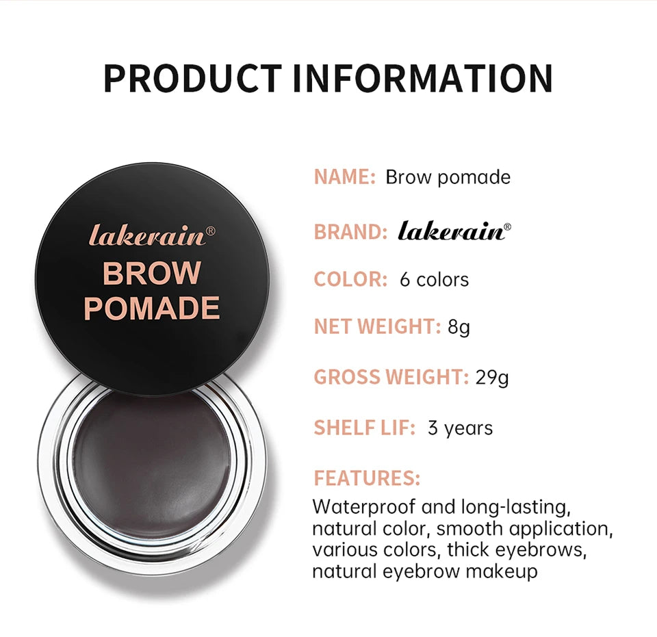 Waterproof Long-Lasting Brow Pomade Gel - 14