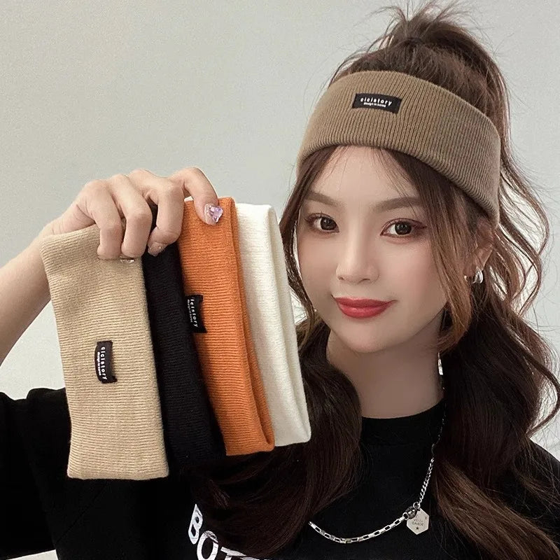 Knitted Warm Winter Headband for Women