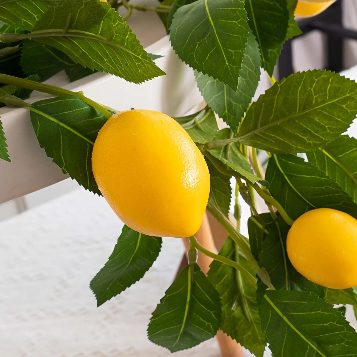 Artificial Lemon and Eucalyptus Garland for Home Decor - 9
