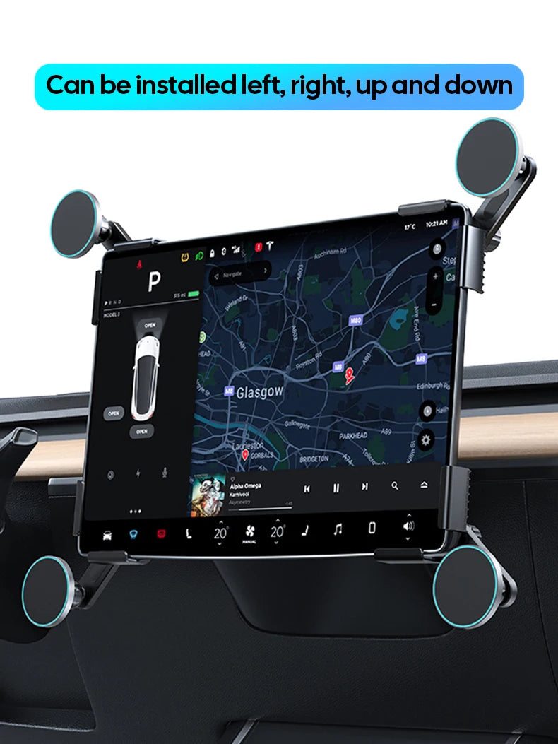 Magnetic Wireless Car Phone Mount for Dashboard Screens