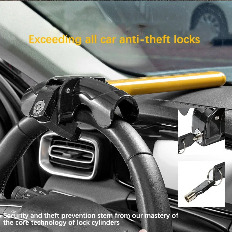 Universal Anti-Theft Car Steering Wheel Lock Immobilizer - 1