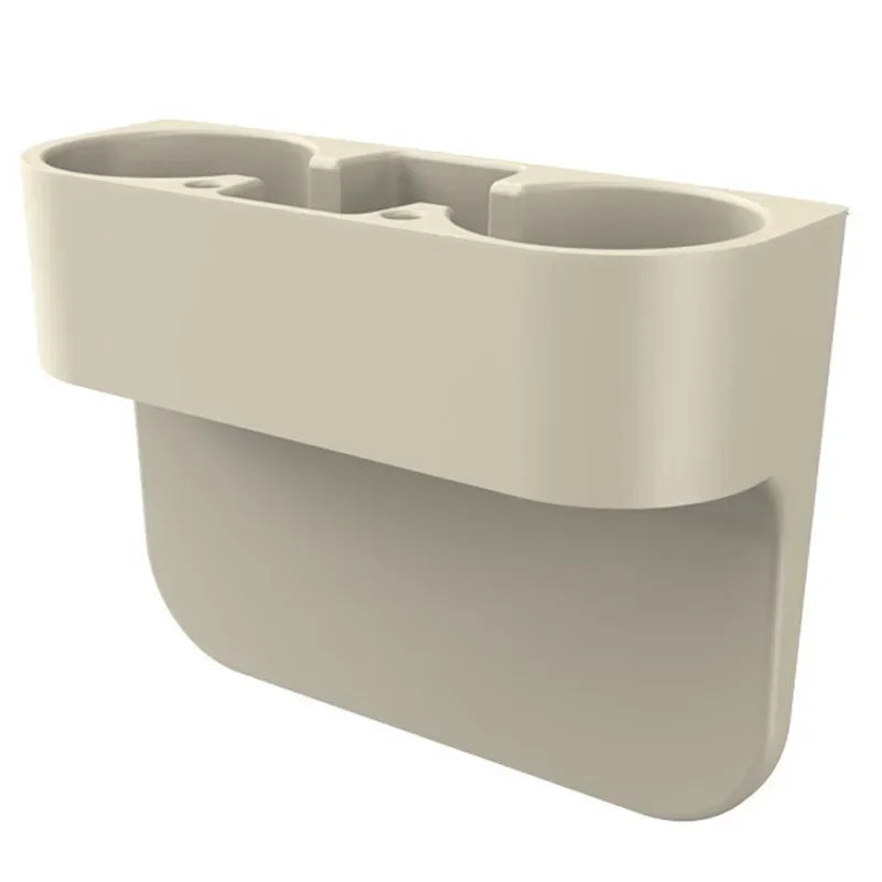 Leather Car Seat Gap Organizer and Dual Cup Holder