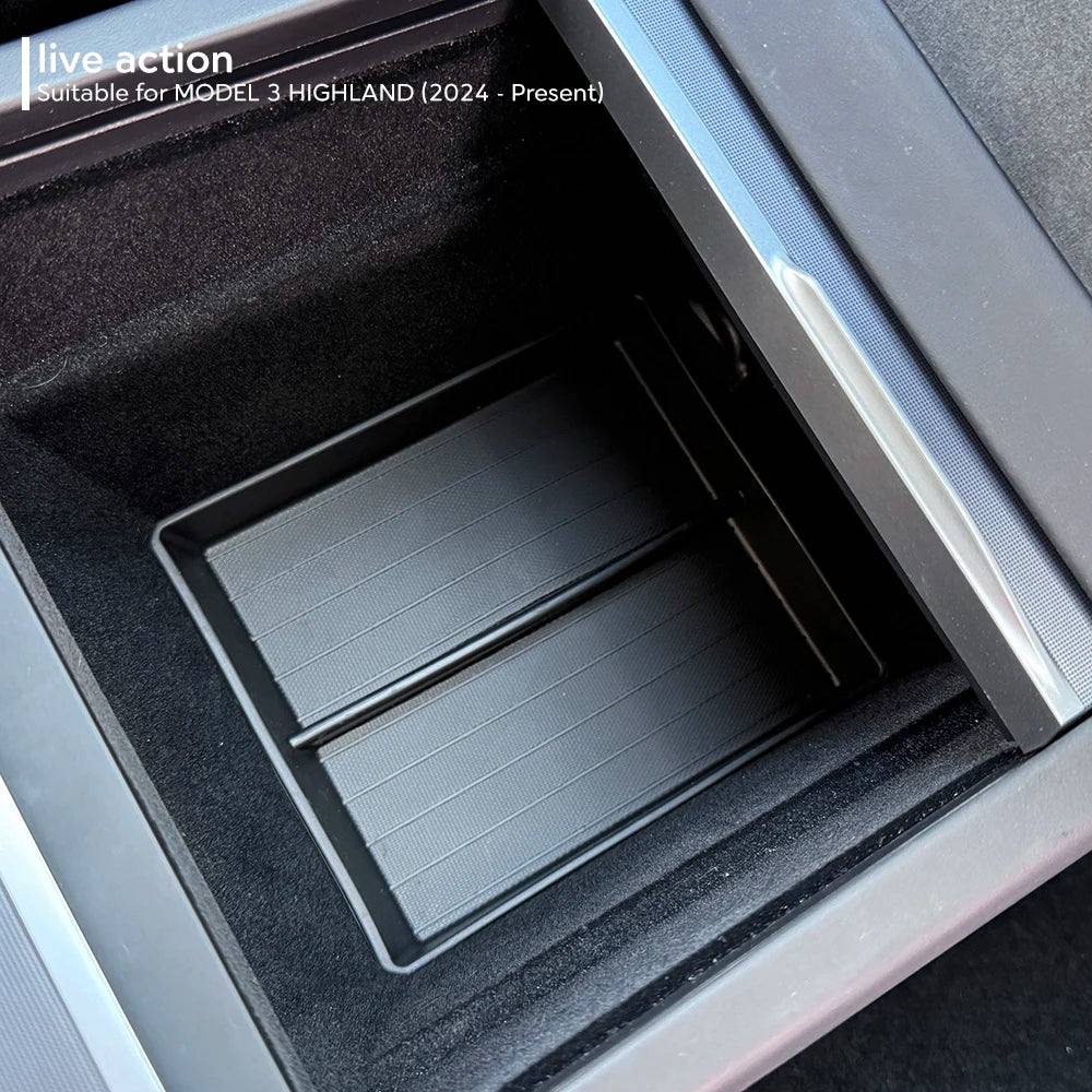 Center Console Storage Organizer for Tesla Model 3 Highland and Model Y