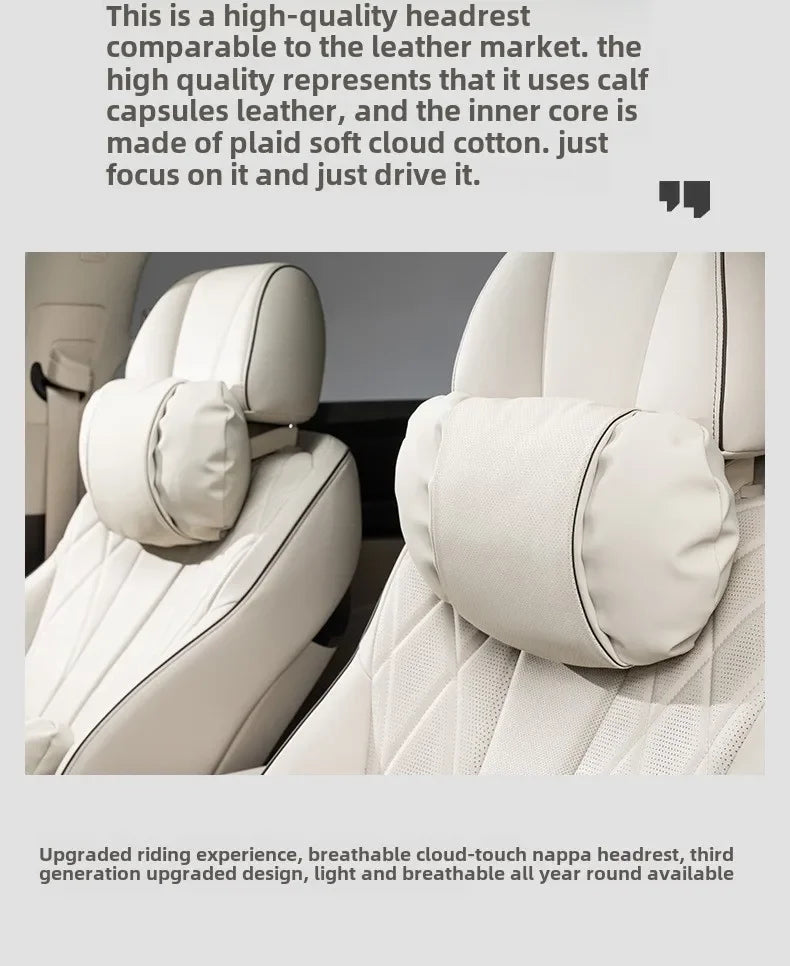 Ergonomic Car Seat Neck Rest and Head Support Pillow - 9