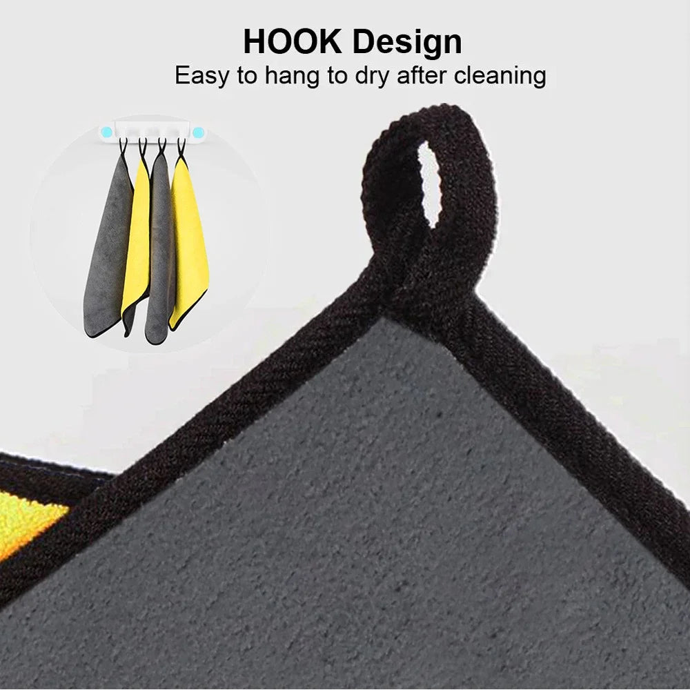Absorbent Microfiber Car Wash and Detailing Towel