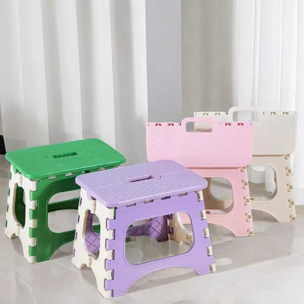 Portable Folding Step Stool for Home and Travel - 1