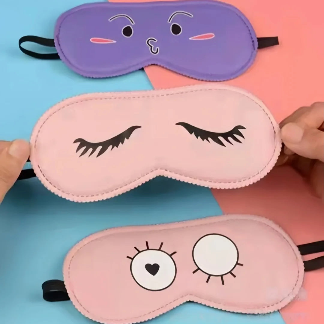Cartoon Sleep Mask for Travel and Rest