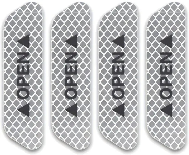 Reflective Car Door Open Warning Safety Stickers - 7