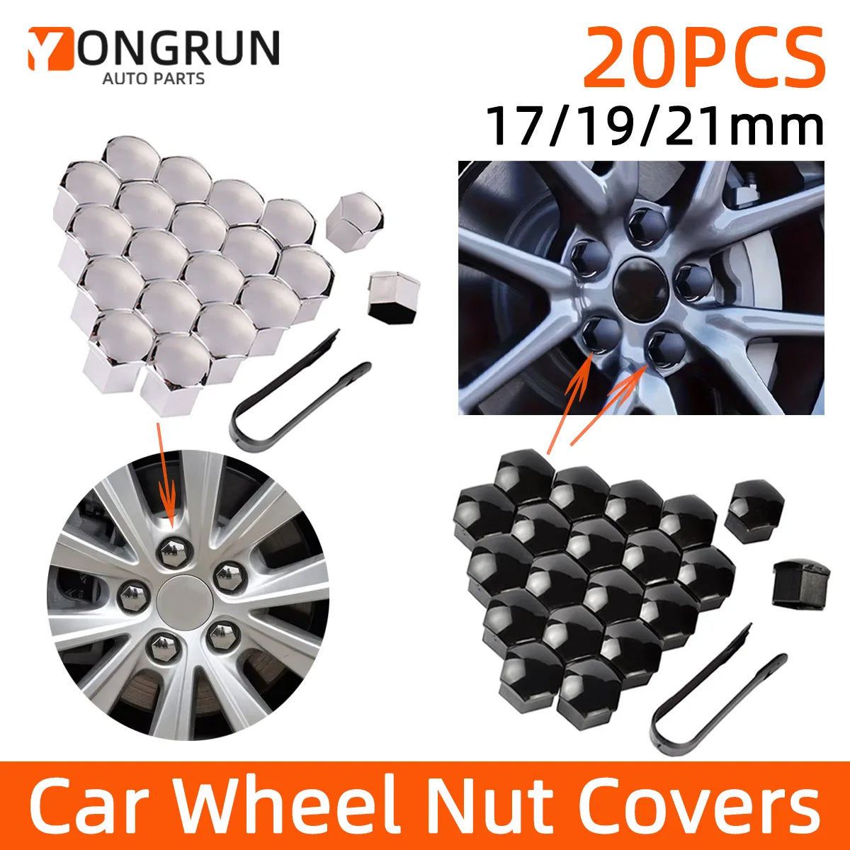 Protective Car Wheel Nut Covers for Rust Prevention