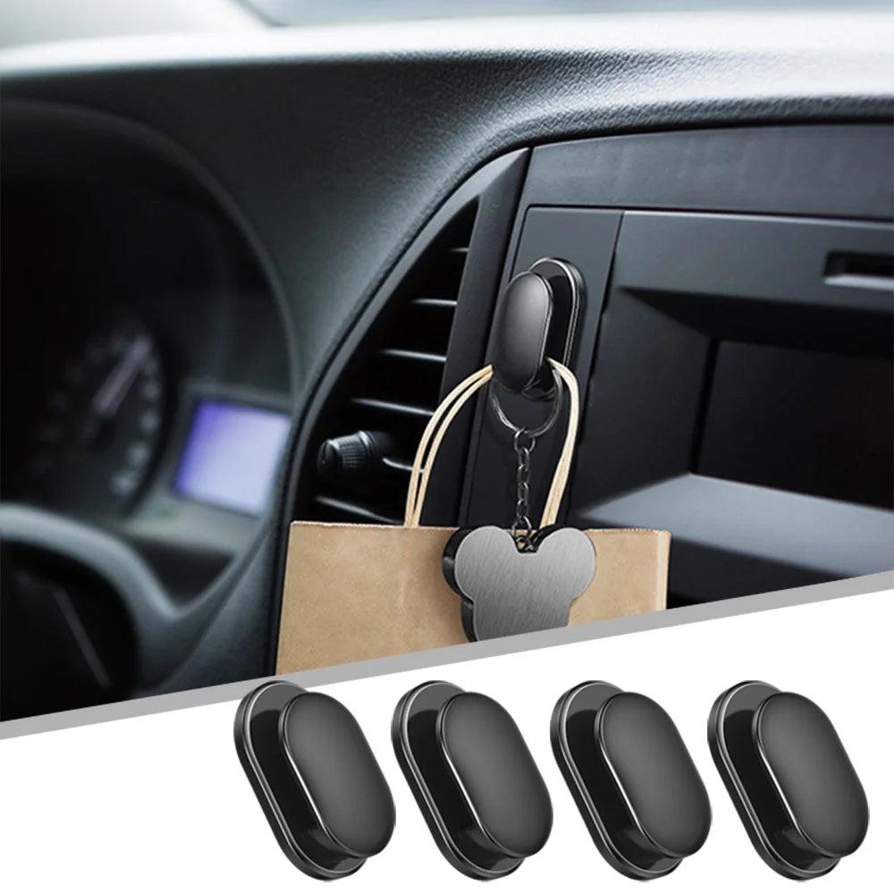 Adhesive Mini Car Interior Storage Hooks - 1