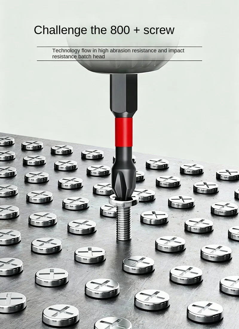 Magnetic Non-Slip Crosshead Drill Bit Set for Impact Drivers - 9