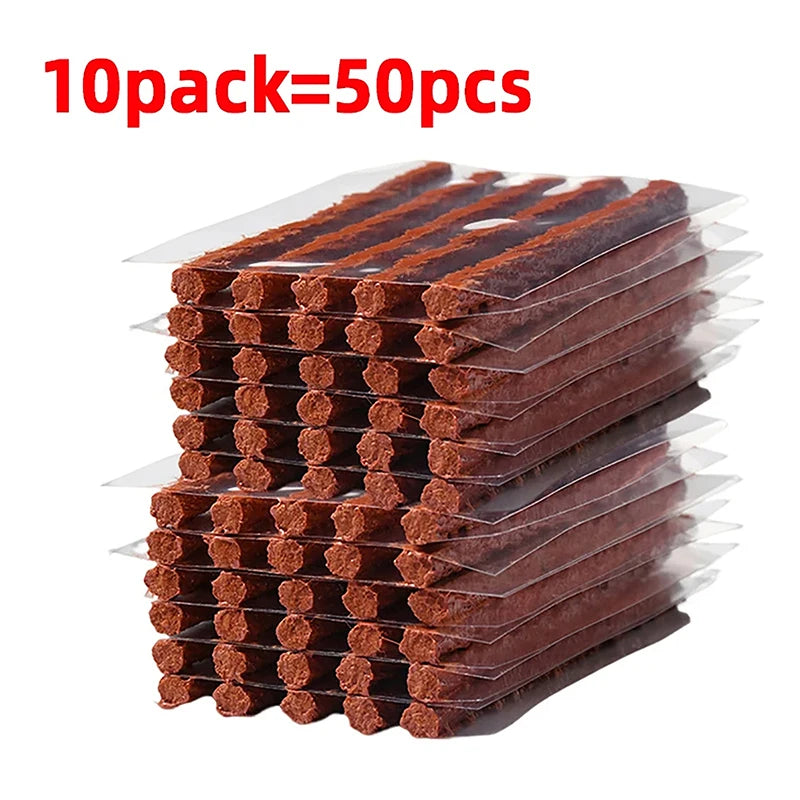 Tubeless Tire Puncture Repair Rubber Strips - 15