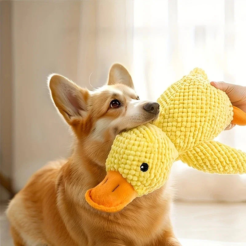 Calming Plush Duck Toy for Dogs - 10