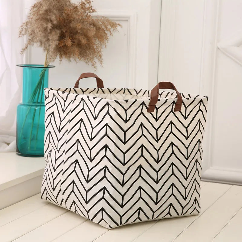 Collapsible Fabric Storage Basket for Home Organization