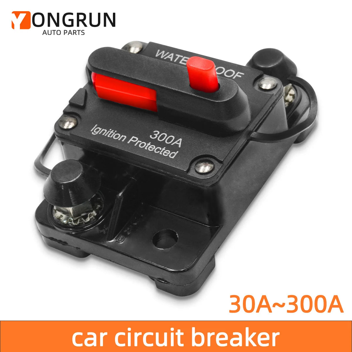 Waterproof Manual Reset Circuit Breaker for Car and Marine Audio - 1