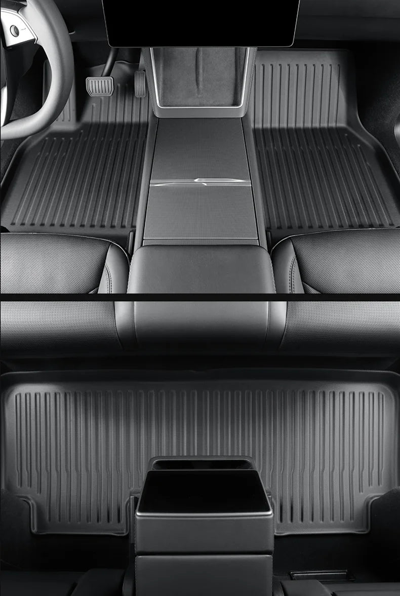 All-Weather TPE Floor Mats and Cargo Liner for 2025 Tesla Model Y