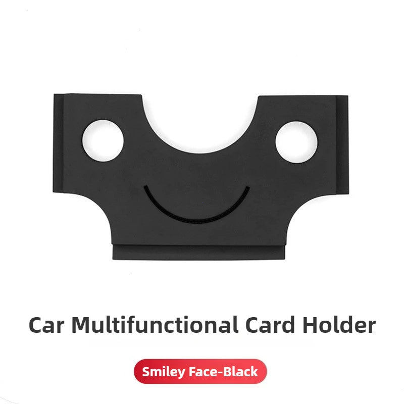 Multifunctional Adhesive Car Card and Ticket Organizer