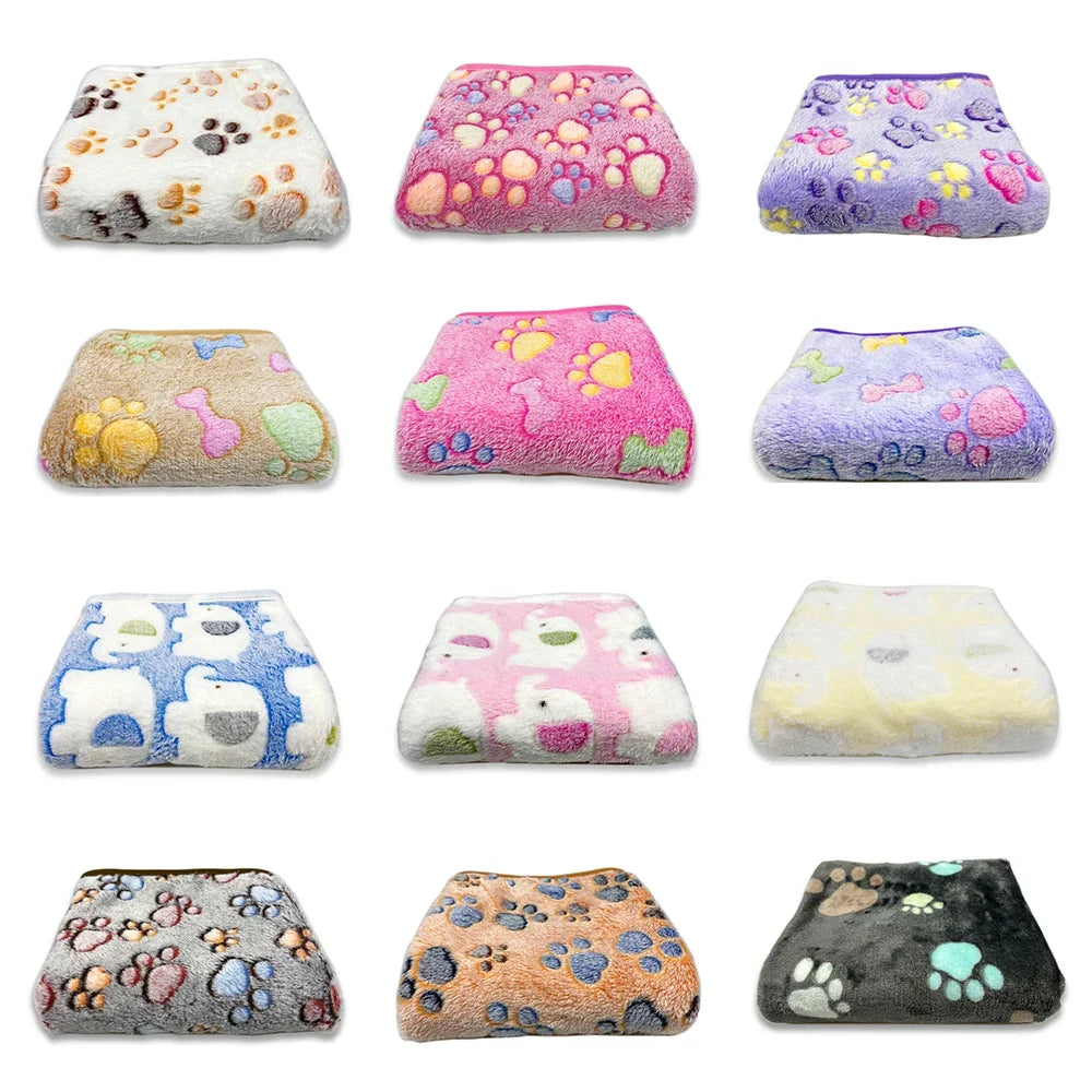 Soft Fluffy Fleece Pet Blanket for Dogs and Cats