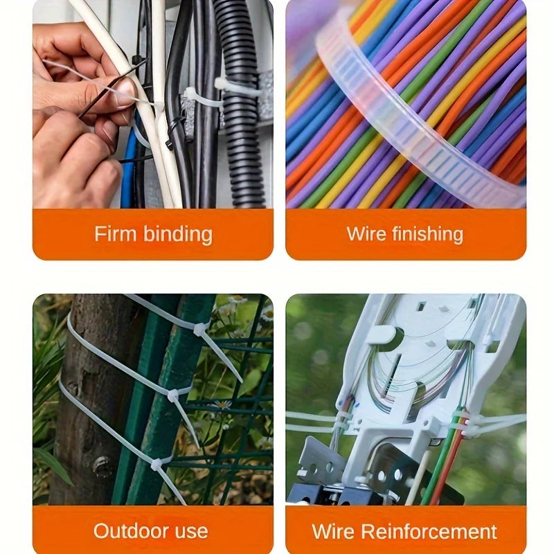 Heavy Duty Self-Locking Nylon Cable Ties - 5