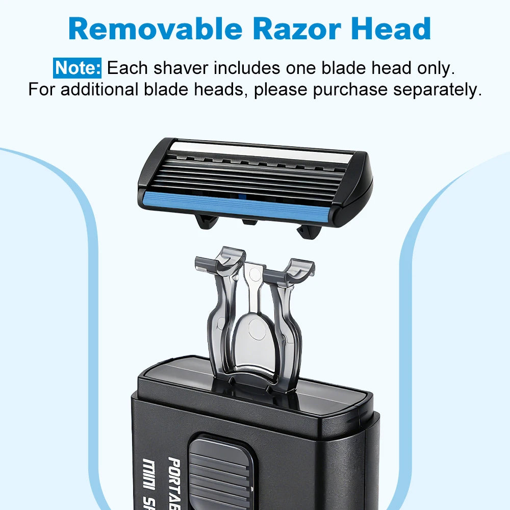 Portable Retractable Manual Shaver for Travel - 5