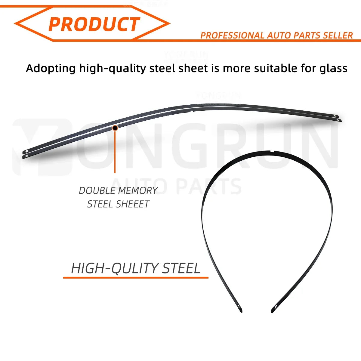 Windshield Wiper Blade Set for Jaguar F-PACE 2017-2020 - 3