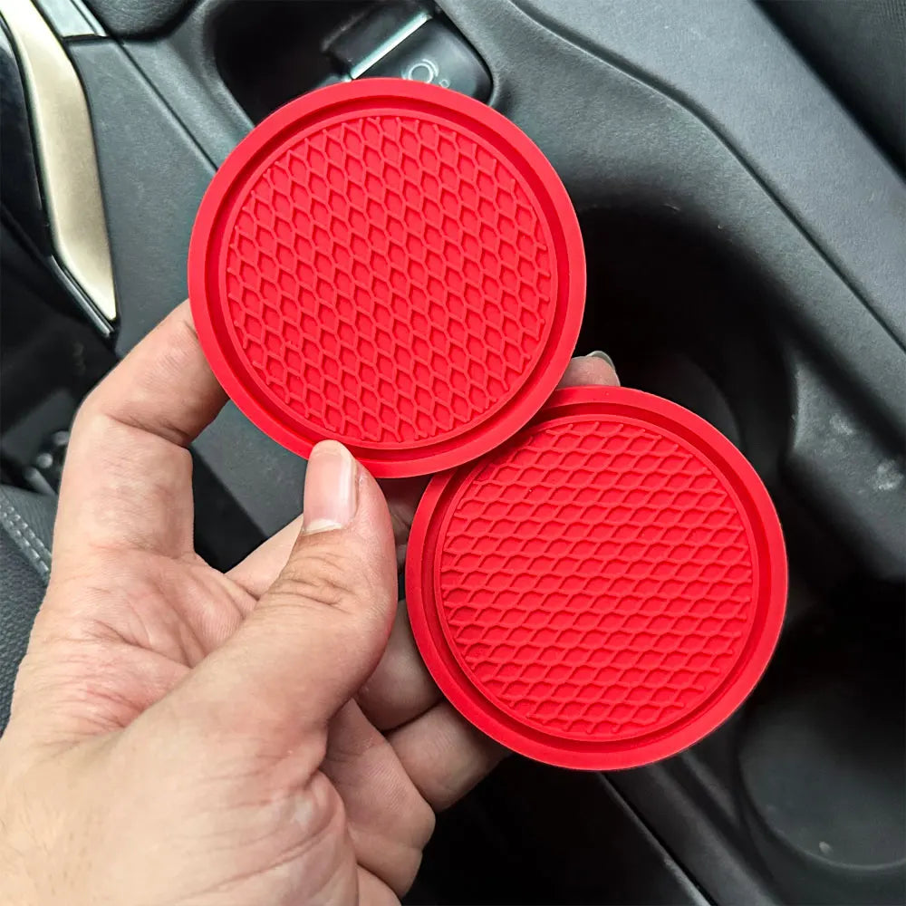 Anti-Slip Car Cup Holder Coaster Set - 8