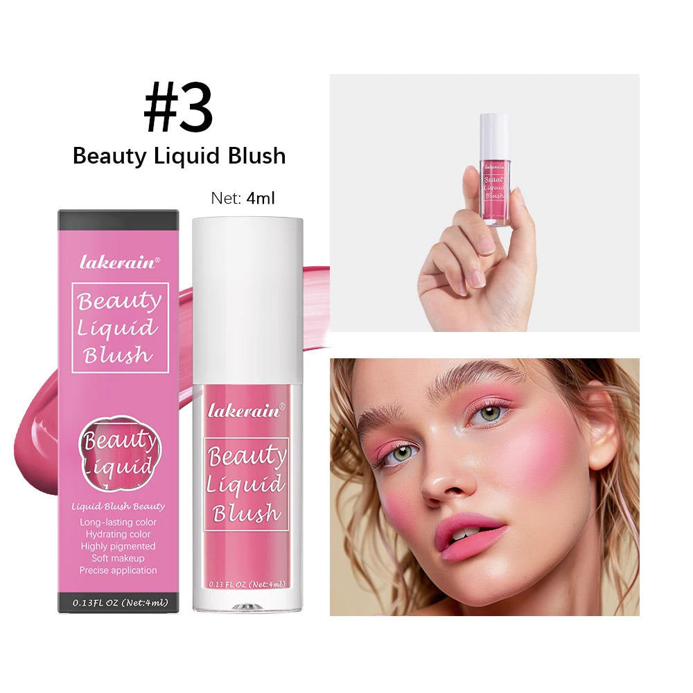 Long-Lasting Waterproof Liquid Face Blush
