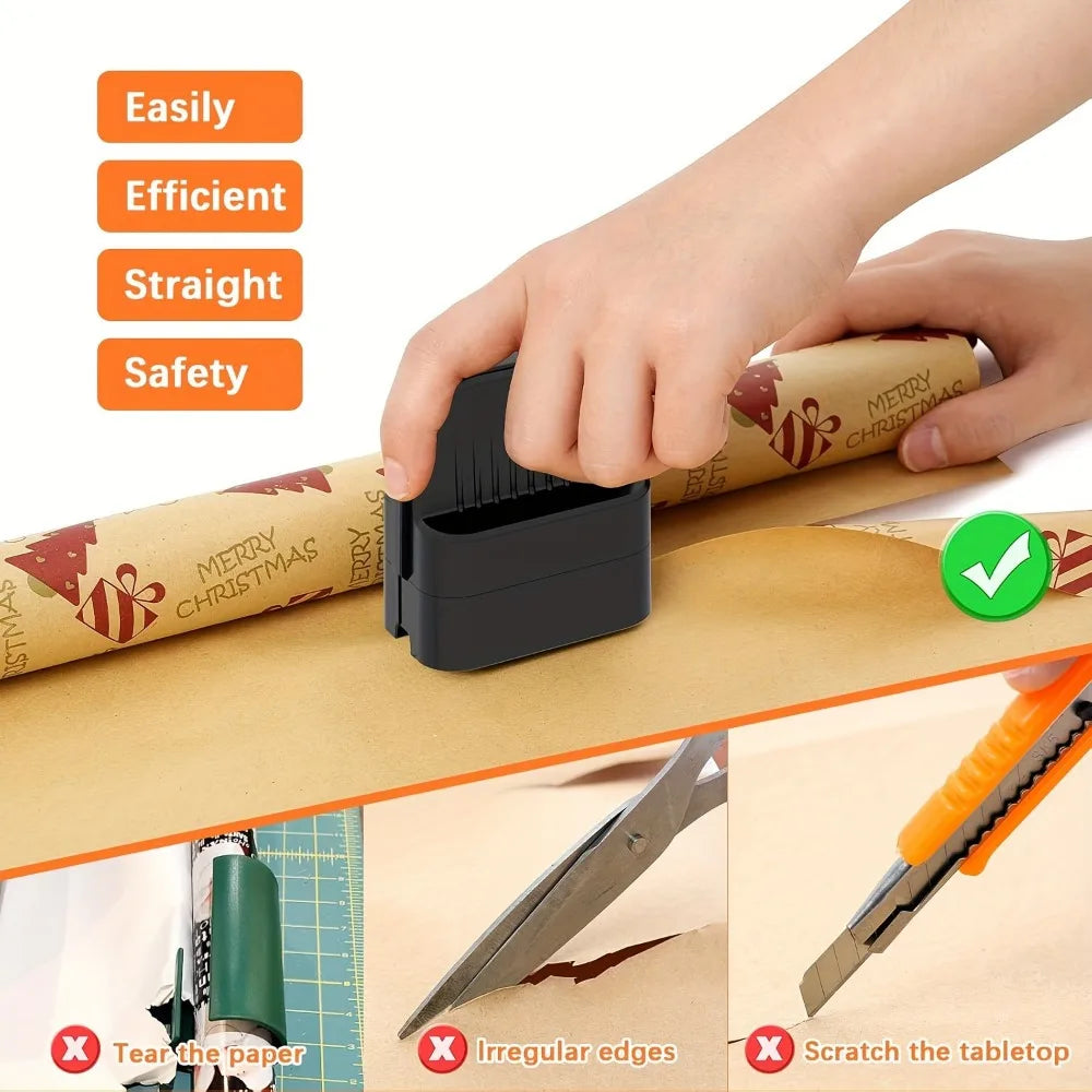 Portable Gift Wrapping Paper Cutter Tool - 5