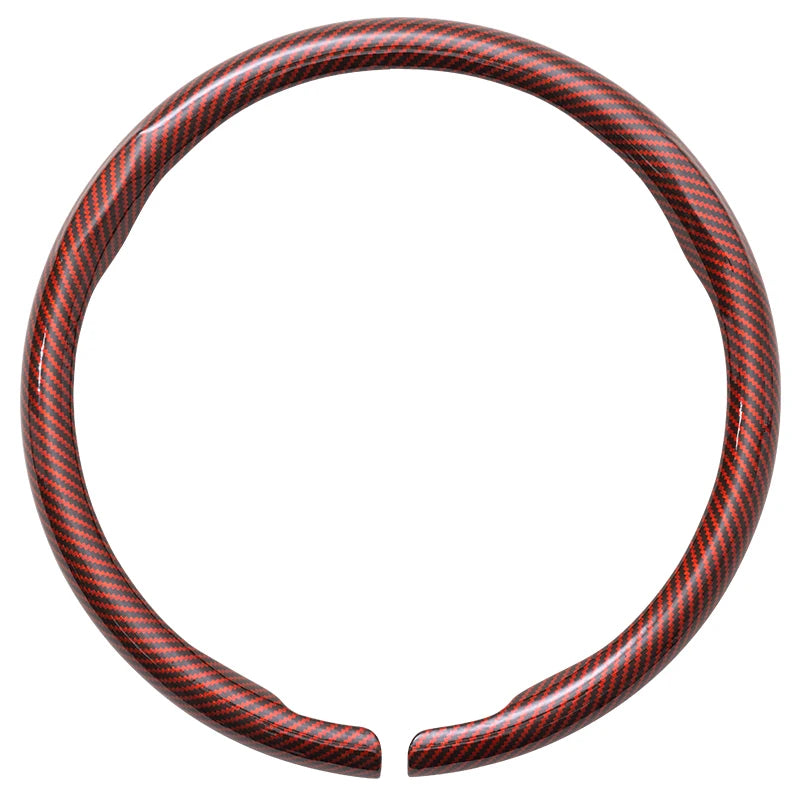 Universal Carbon Fiber Steering Wheel Cover for All Seasons