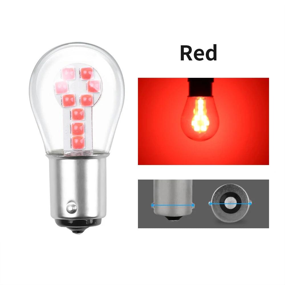 Bright LED Replacement Car Signal and Brake Light Bulb - 19