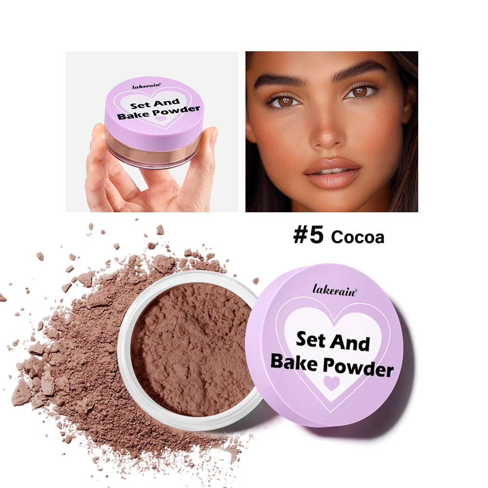Matte Finish Oil-Control Loose Setting and Baking Powder