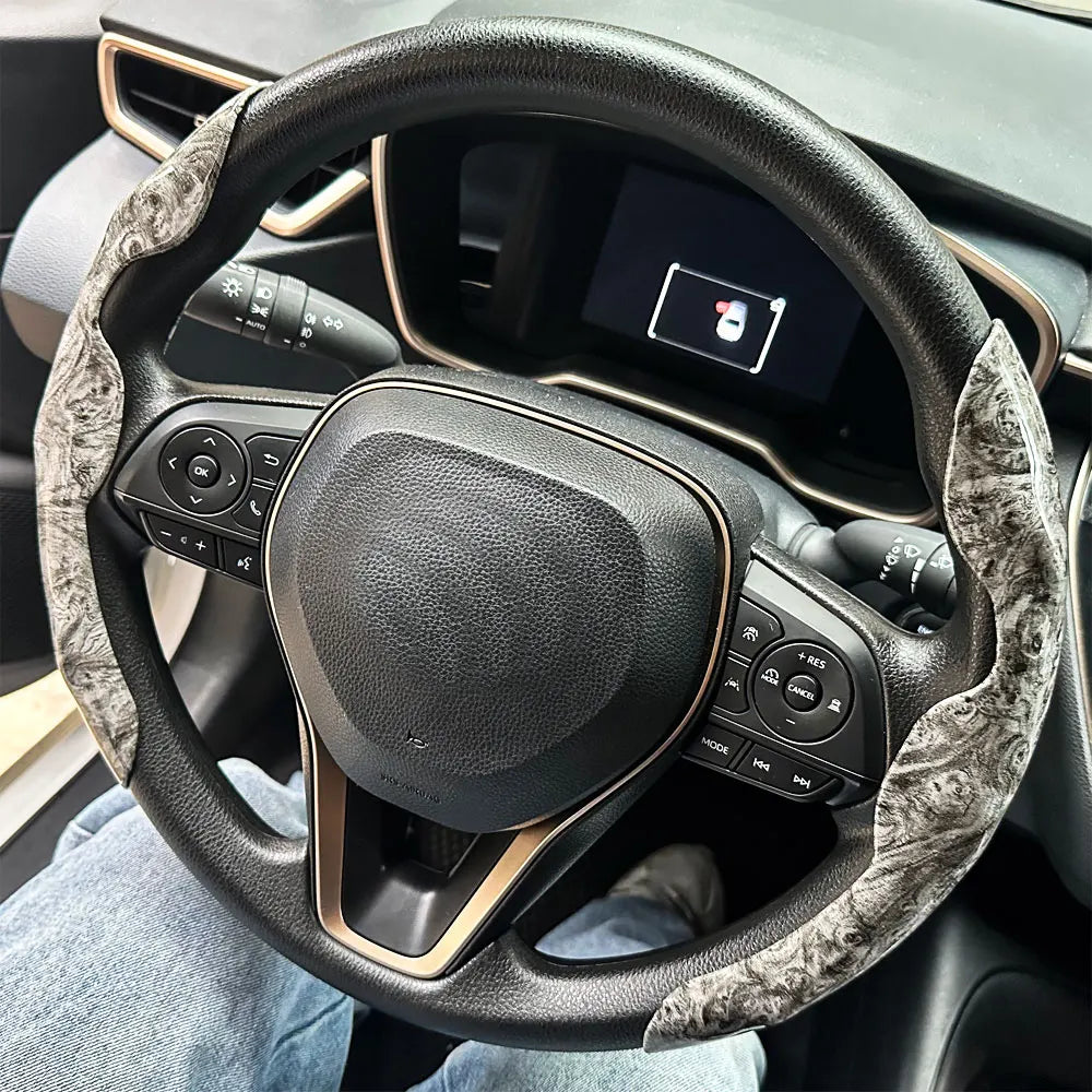 Anti-Slip Car Steering Wheel Booster Cover Set