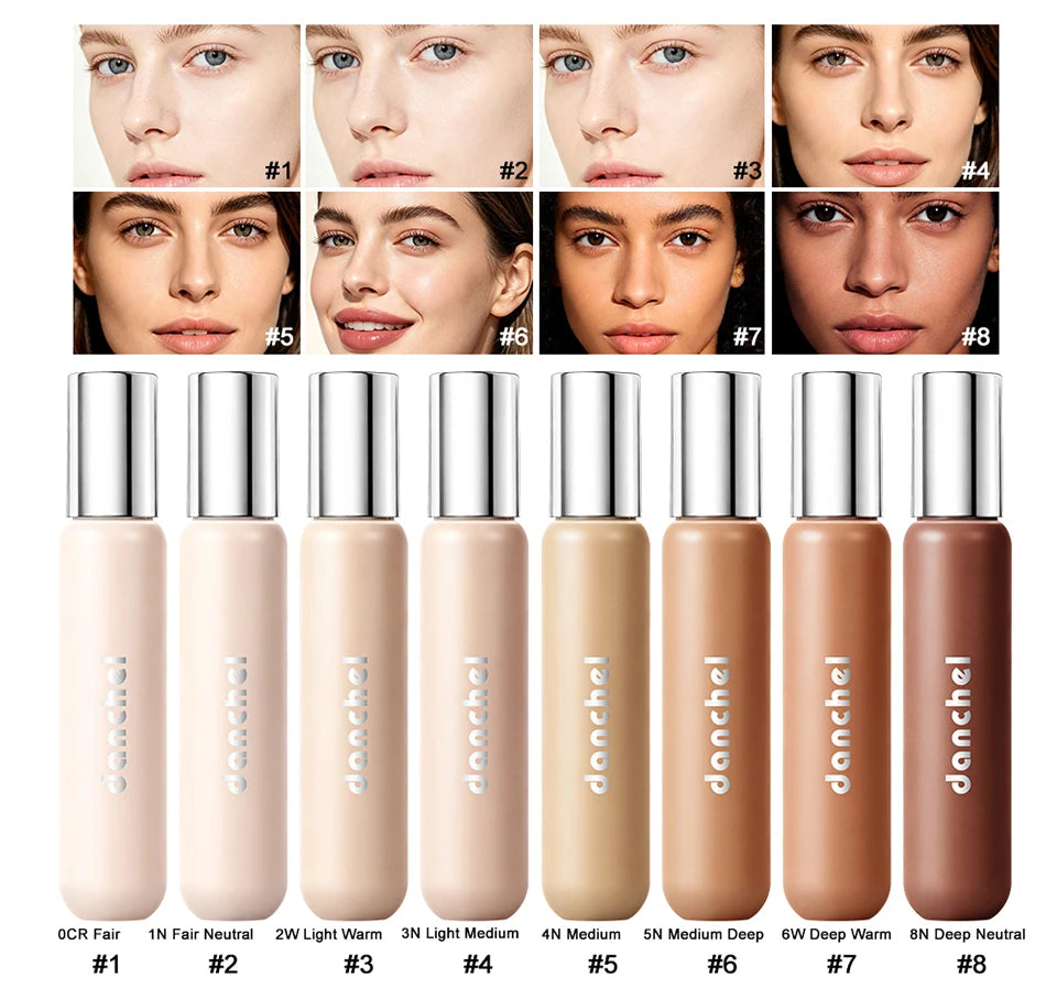 Full Coverage Waterproof Liquid Concealer for Face and Body